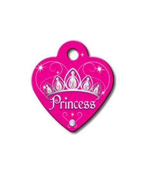 ID Tag Heart Small Dark Princess - Shopivet.com