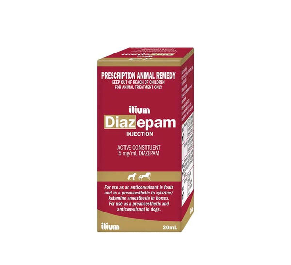 ilium Diazepam Injection 20ml - Shopivet.com