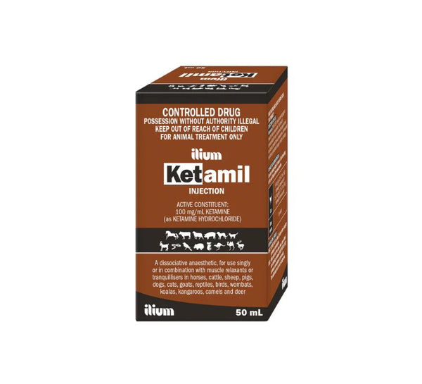 ilium Ketamil Injection 50ml - Shopivet.com