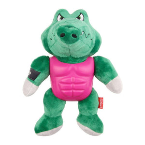 Im Hero Armor Alligator TPR / Plush with Squeaker Dog Toy - Shopivet.com