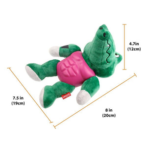 Im Hero Armor Alligator TPR / Plush with Squeaker Dog Toy - Shopivet.com