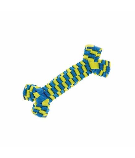 Imac Braided Nylon Strap Bone Dog Toy Small, 18x8,5x3cm - Shopivet.com