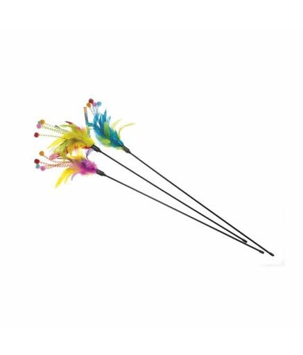 IMAC Cat Toy Cane with Feathers 50cm - Shopivet.com