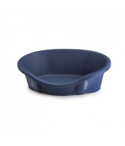 IMAC Dido - Hard Bed For Dogs & Cats[Color - Blue, Dimension - 50 x 38 x 20.5cm] - Shopivet.com