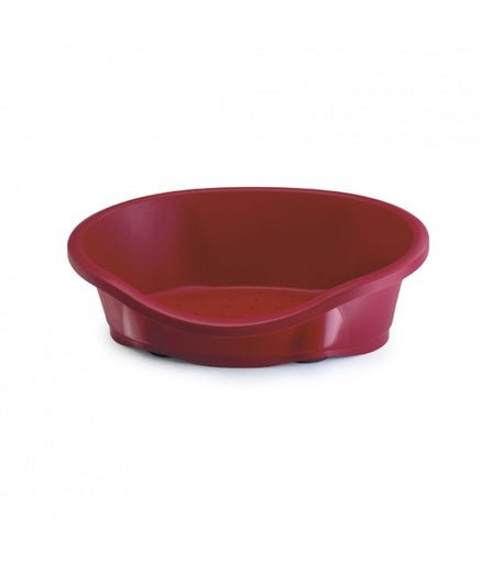 IMAC Dido - Hard Bed For Dogs & Cats[Color - Maroon, Dimension - 110 x 78 x 32cm] - Shopivet.com