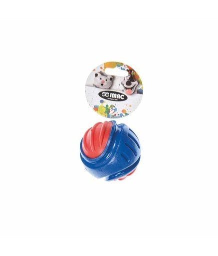 Imac Dual Colour TPR Ball with Squeaker Small, Ø7,6cm - Shopivet.com