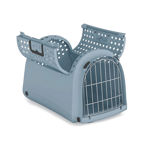 IMAC Linus Cabrio - Carrier For Cats And Dogs "2nd life" AVIO BLUE - 50 x 32 x 34.5cm - Shopivet.com