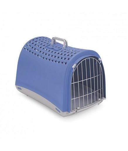 IMAC Linus Carrier for Cats and Dogs[Color - Blue, Dimension - 50 x 32 x 34.5cm] - Shopivet.com