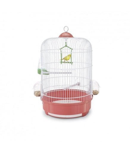 IMAC Milly Cage for Canaries[Color - White, Dimension - 48 x Ø33cm] - Shopivet.com