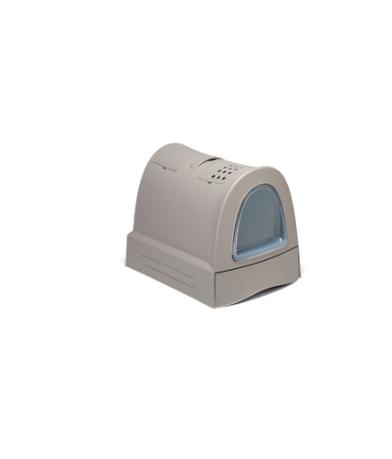 IMAC Zuma Litter Box For Cats - 40 x 56 x 42.5cm[Color - Beige, Dimension - 40 x 56 x 42.5cm, Size - M] - Shopivet.com