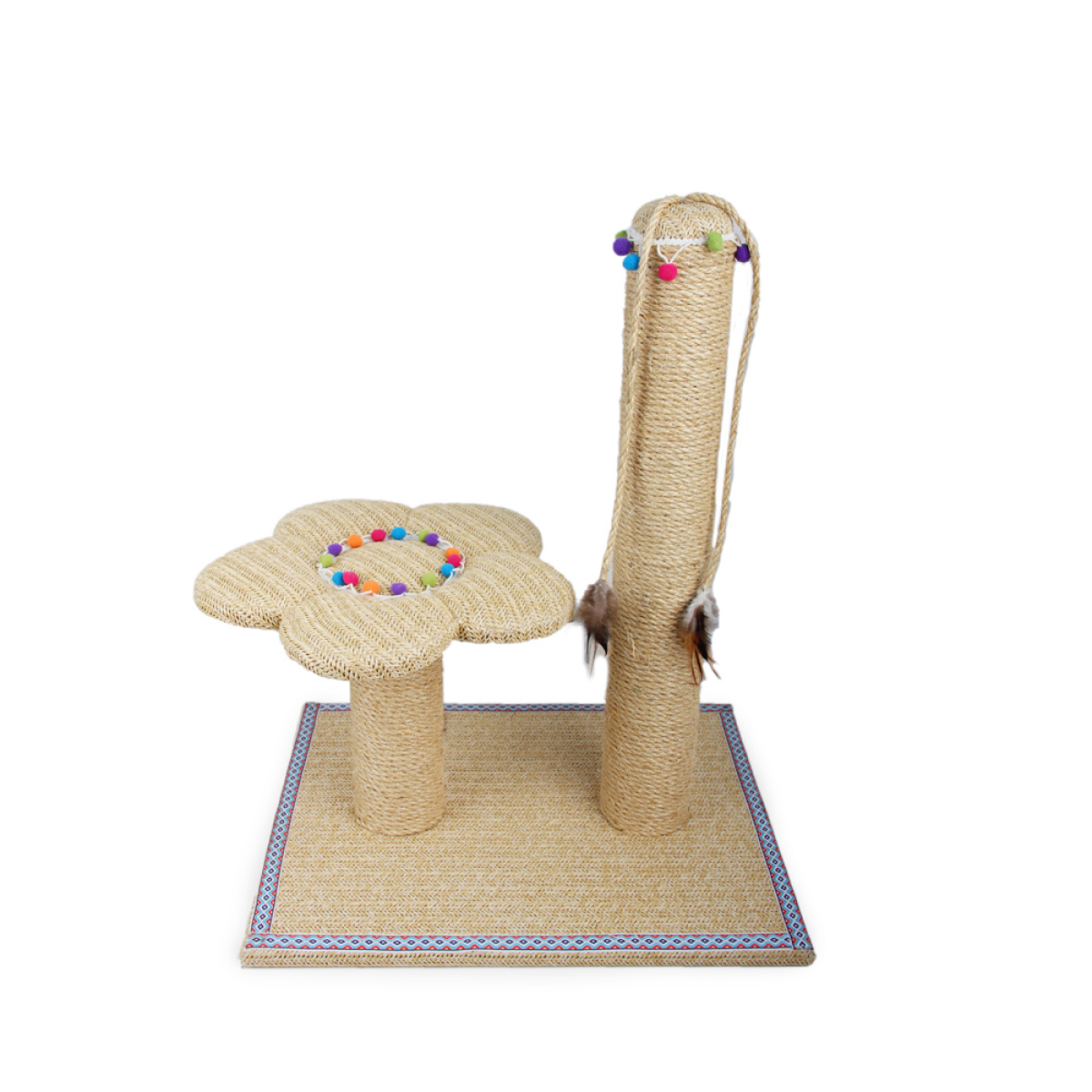 Whisker Fiesta - Flower Cat Scratching Post