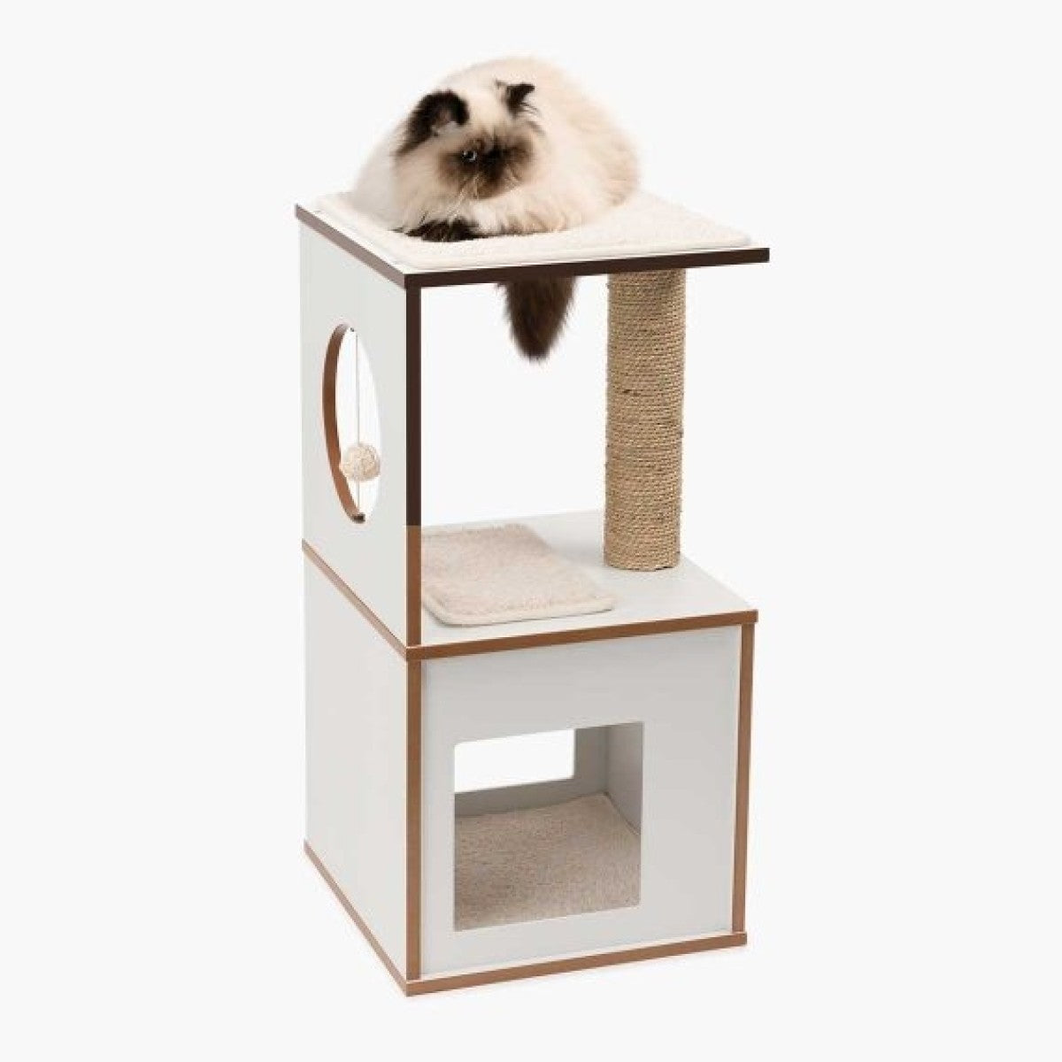 Catit Vesper Cat Furniture V-Box - White/Small