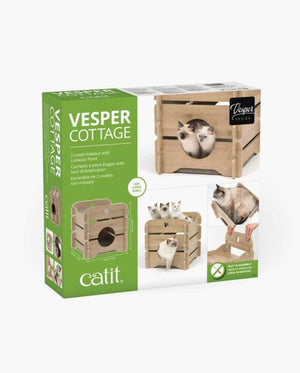 Catit Vesper Cat Furniture Cottage - Oak