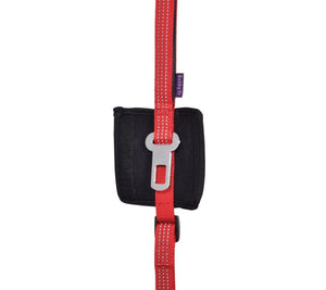 Car Leash 2 in 1 - Red / Medium