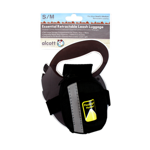 Luggage for retractable leash, Small/Medium - Black