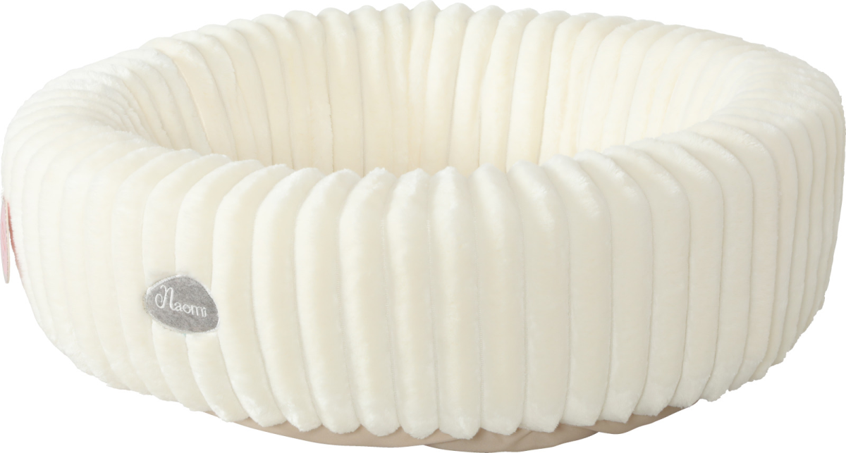 NAOMI QUILTED BASKET XL BEIGE 56CM