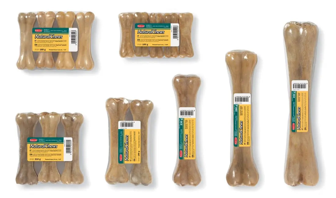 Padovan Natural Chews Bone[Weight - 100g, Count - 5, Size - 8cm]