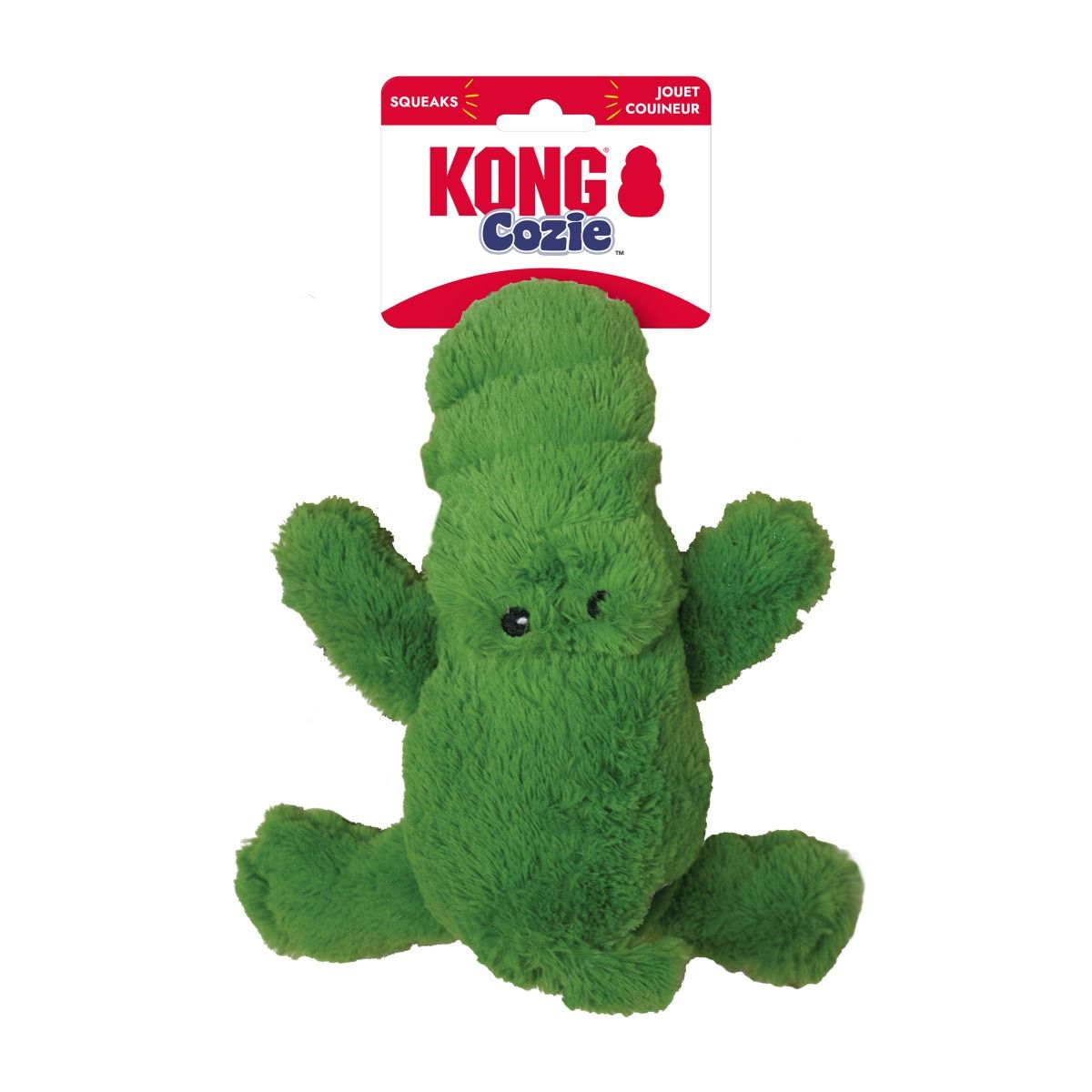 Kong Cozie Ali Alligator Dog Toy - S