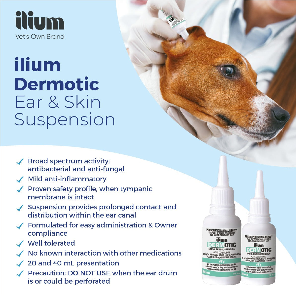 ilium Dermotic Ear and Skin Suspension - 20ml