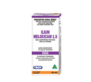 ilium Meloxicam Suspension 1.5 for Dogs 30ml