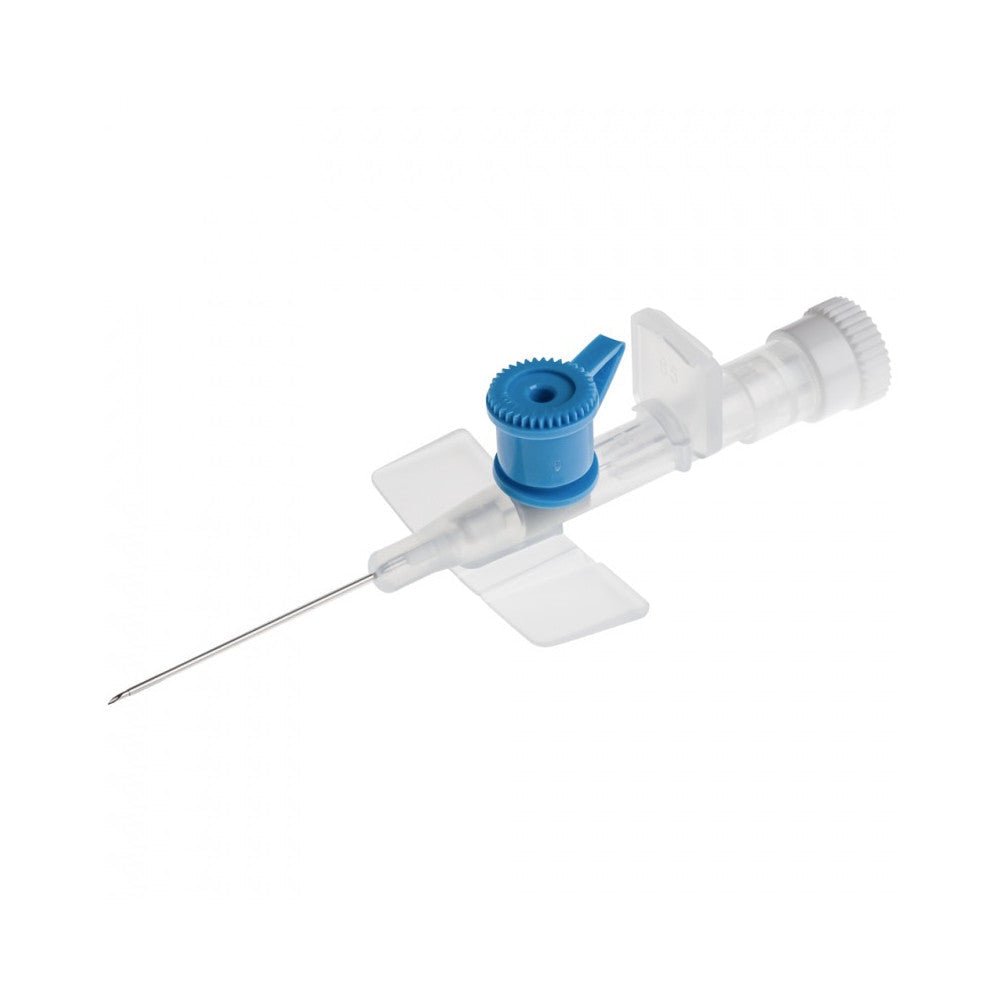 I.V. catheter with injection port and wings - G22, 25mm, 50's - Shopivet.com