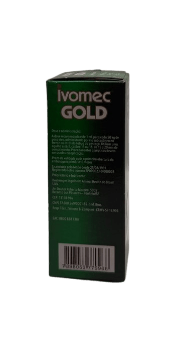 Ivomec GOLD 100ml (Ivermectin 3.15%) 50ml - Shopivet.com