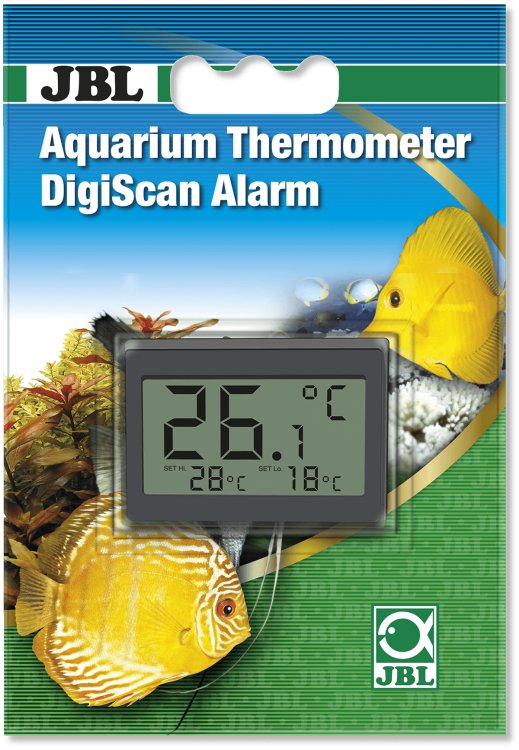 JBL Aquarium Thermometer DigiScan Alarm - Shopivet.com