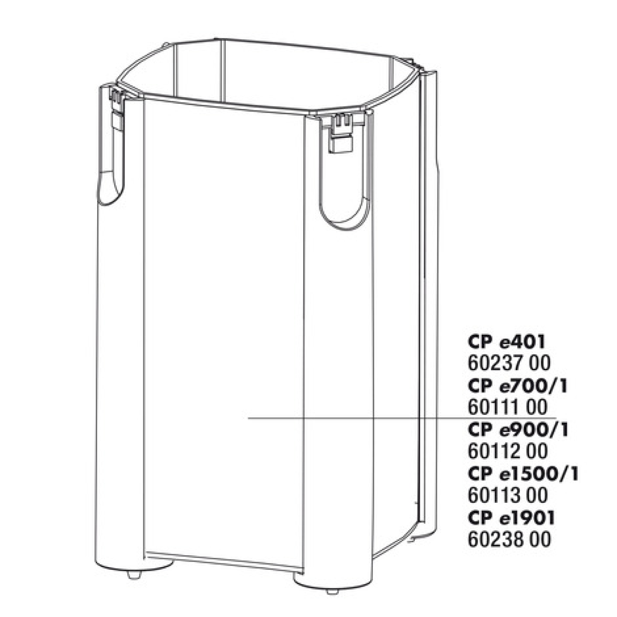 JBL CP e1901,2 Filter Container