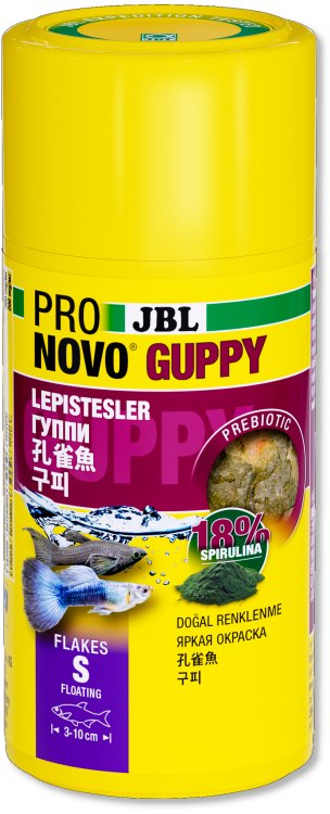 JBL PRONOVO GUPPY FLAKES S 100ml - Shopivet.com