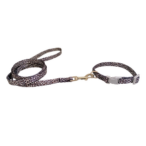 Jungle Nylon Set Dog Leash & Collar, Assorted Colors