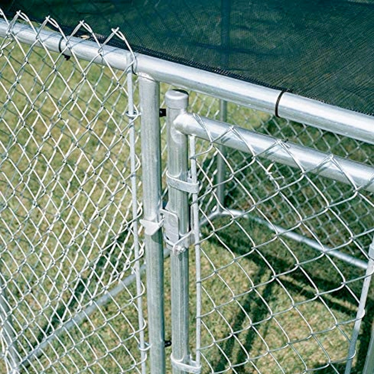 K9 Medium Steel Chain Link Portable Kennel - Shopivet.com