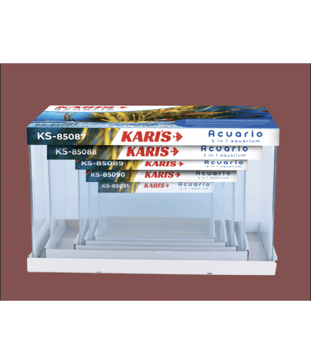 Karis 5 in 1 Aquarium - 50x34x34cm (Maximum) - Shopivet.com