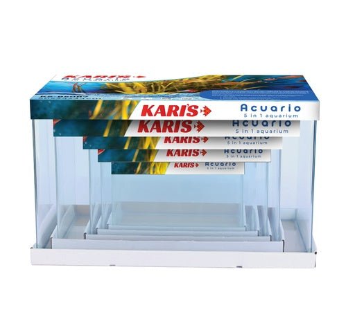 Karis 5 in 1 Aquarium Super White [Crystal Clear] - Shopivet.com