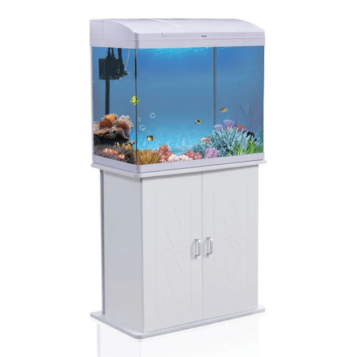 Karis Aquarium PF - Series - Assorted Colors[Options - With Cabin, Dimension - 625 x 350 x 570mm] - Shopivet.com