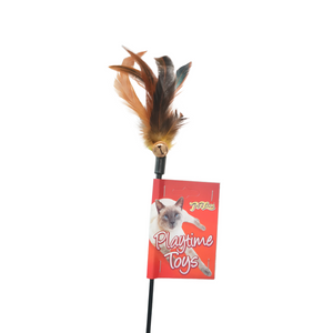 Kat Tikkler Feather with Bell - Assorted Colours