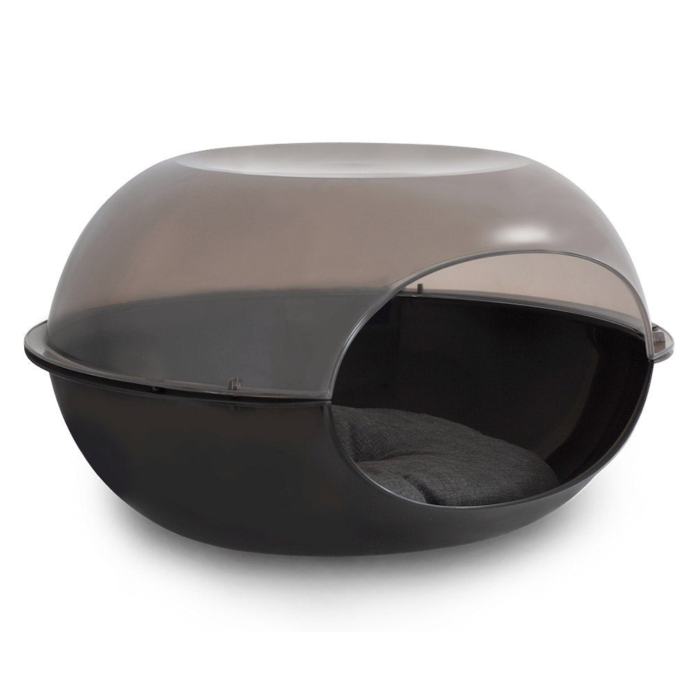 Kennel for Cats – Cuccia Luna Fume - black - Shopivet.com