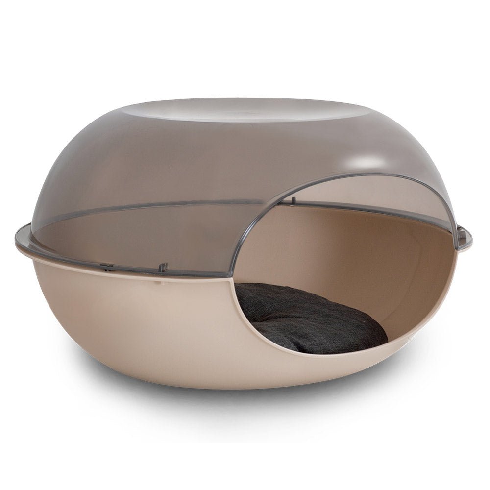 Kennel for Cats – Cuccia Luna Fume - white - Shopivet.com