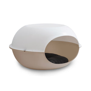 Kennel for Cats – Cuccia Luna - tan - Shopivet.com