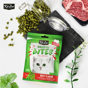 Kit Cat Breath Bites Beef Flavor 60g - Shopivet.com