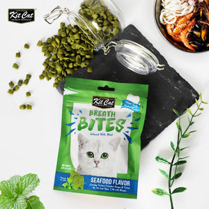 Kit Cat Breath Bites Seafoods Flavor 60g - Shopivet.com