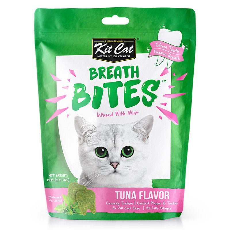Kit Cat Breath Bites Tuna Flavor 60g - Shopivet.com