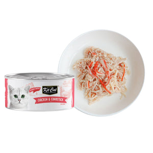 Kit Cat Chicken & Crabstick 80g (1 Box - 24pcs) - Shopivet.com