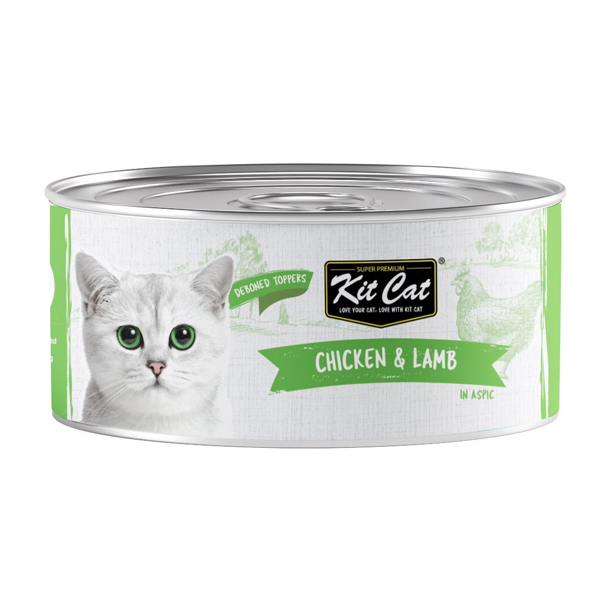 Kit Cat Chicken & Lamb 80g (1 Box - 24pcs) - Shopivet.com