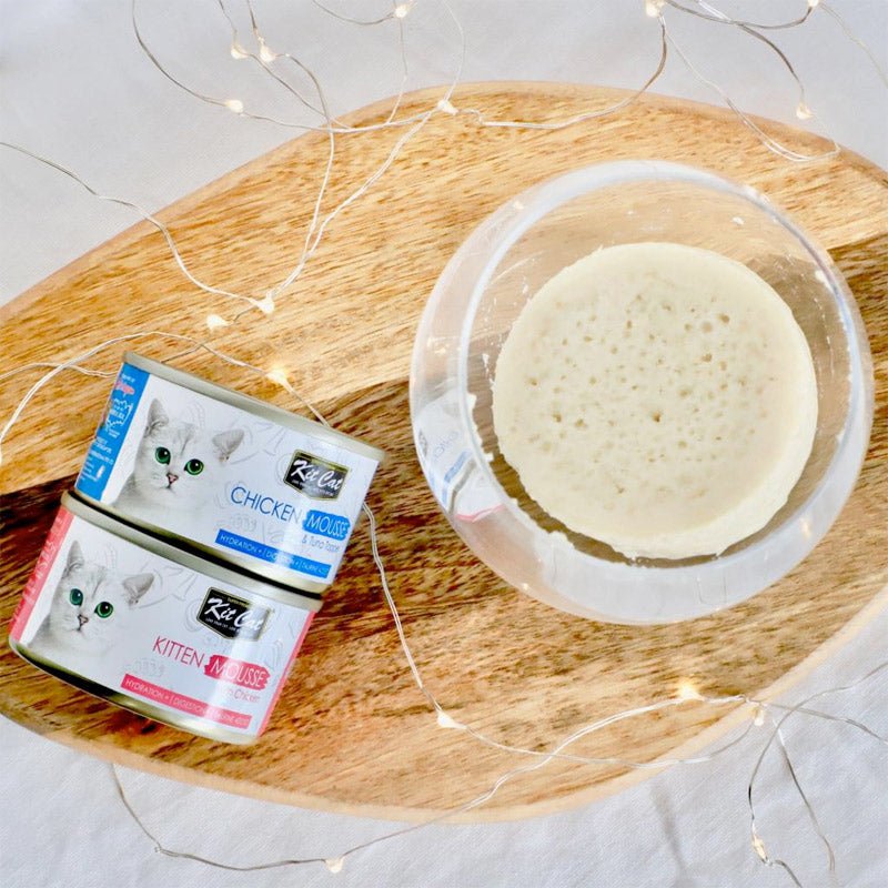 Kit Cat Chicken Mousse with Tuna Topper 80g (1 Box - 24pcs) - Shopivet.com