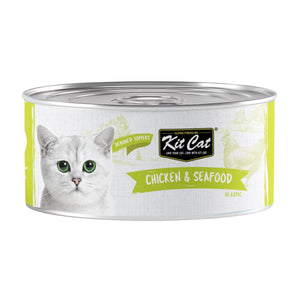 Kit Cat Chicken & Seafood 80g (1 Box - 24pcs) - Shopivet.com