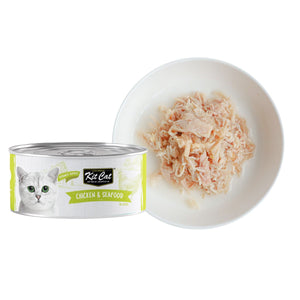 Kit Cat Chicken & Seafood 80g (1 Box - 24pcs) - Shopivet.com