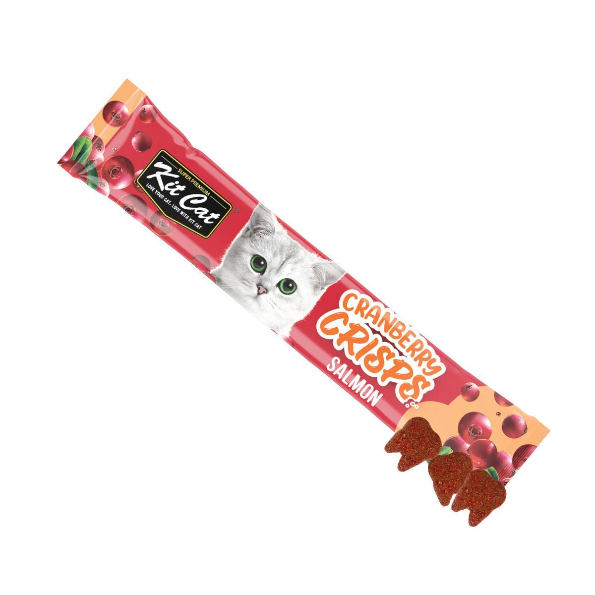 Kit Cat Cranberry Crisps Salmon Box (50 sachets) - Shopivet.com