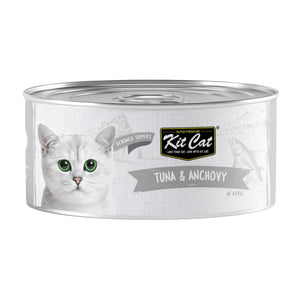 Kit Cat Deboned Tuna & Anchovy Toppers 80g (1 Box - 24pcs) - Shopivet.com