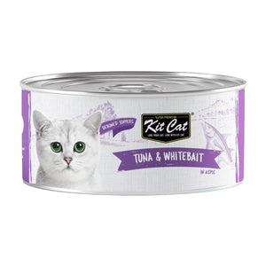 Kit Cat Deboned Tuna & Whitebait Toppers 80g (1 Box - 24pcs) - Shopivet.com