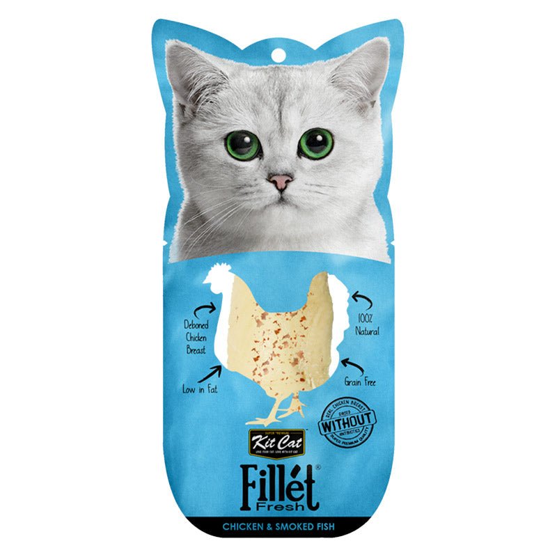 Kit Cat Fillet Fresh Chicken and Smoked Fish - Shopivet.com